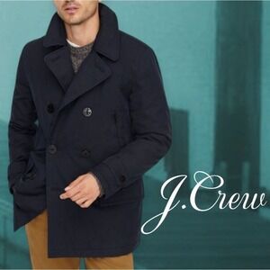 J.Crew Men's Primaloft Cotton/Nylon Fulton Peacoat Midnight Navy XS NEW